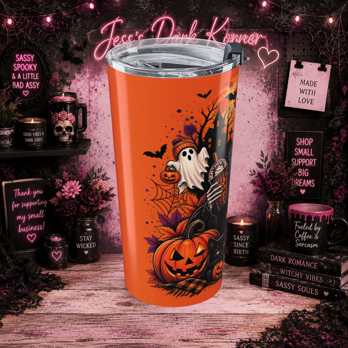 Gothic Mom Tumbler 20oz