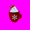 Hot Cocoa Mug Car Freshie