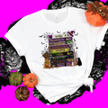 Wholesale Classic Halloween Movies Graphic Tee - White Tee