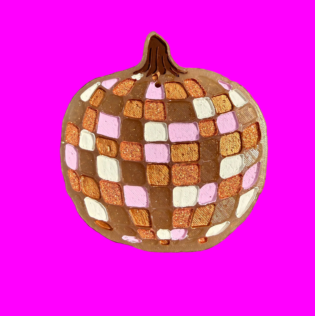 Fall Disco Pumpkin Car Freshie
