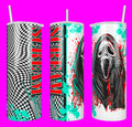 Ghostface Slice and Dice 20 oz Skinny Tumbler