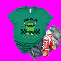 Wholesale Too cute to pinch - Boy Graphic Tee - Kelly Green Tee
