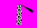 Cow Print Bookmark