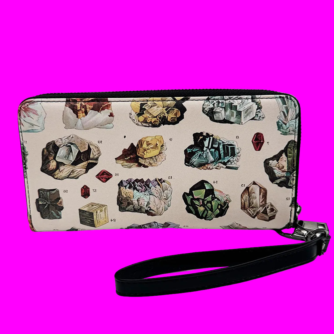 Vintage Crystals Clutch Wallet