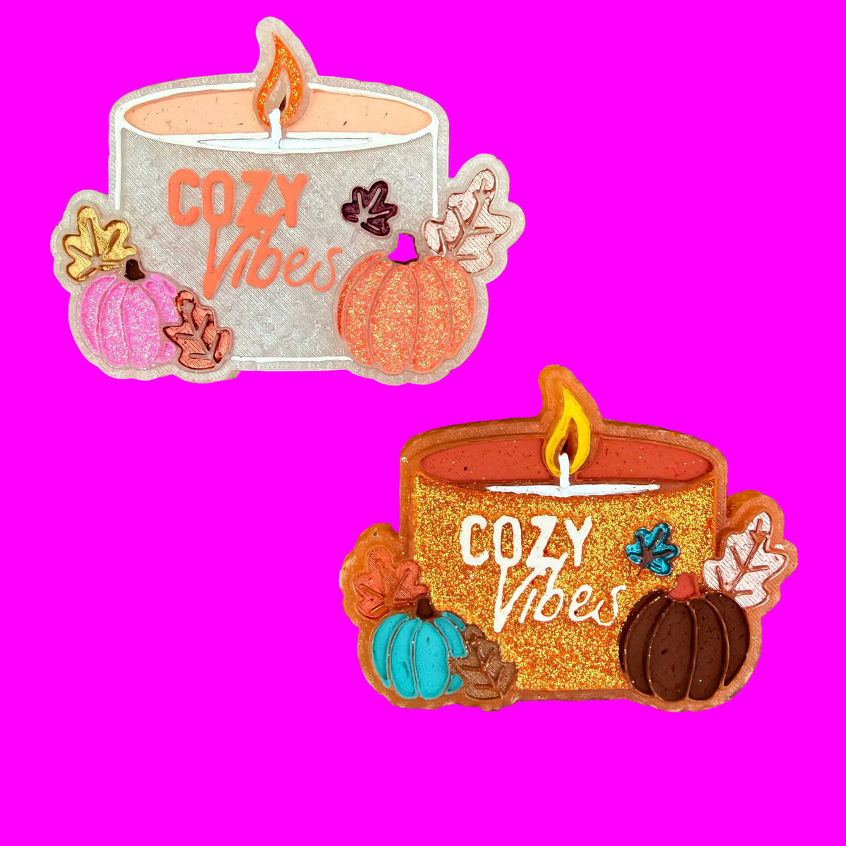 Fall “Cozy Vibes” Candle Car Freshie