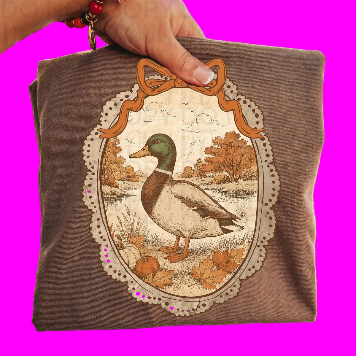 Framed Mallard Comfort Colors Graphic Tee