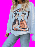 Thrifty Halloween Geese Sweatshirt