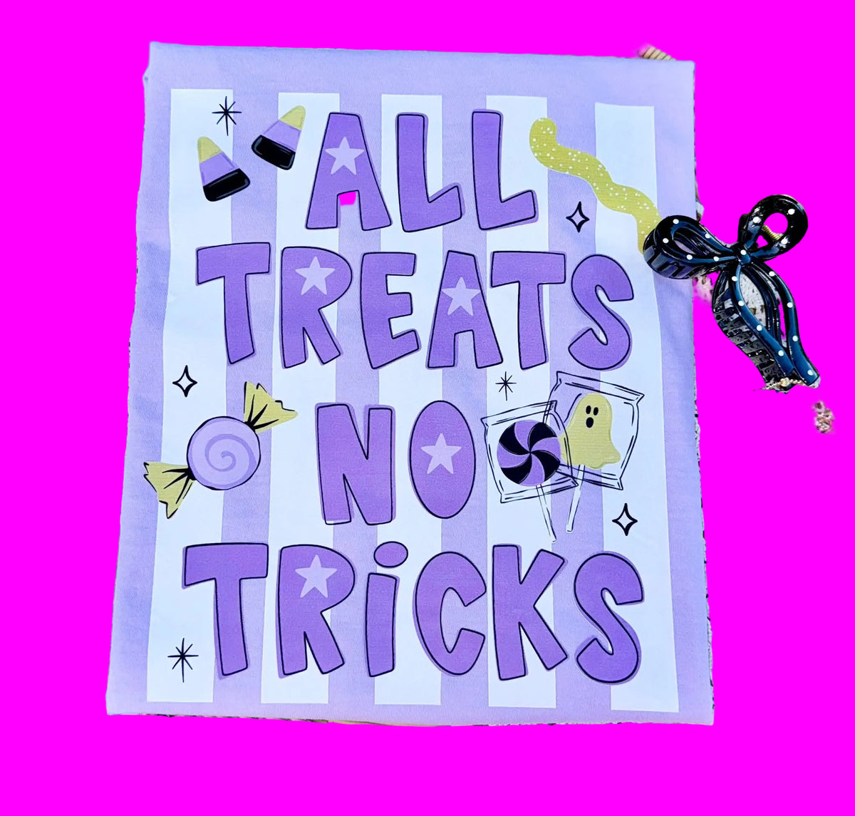 All Treats, No Tricks Halloween Comfort Colors Graphic Tee