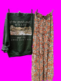 If The Good Lord's Willing & The Creek Don't Rise Western Faith Sweatshirt