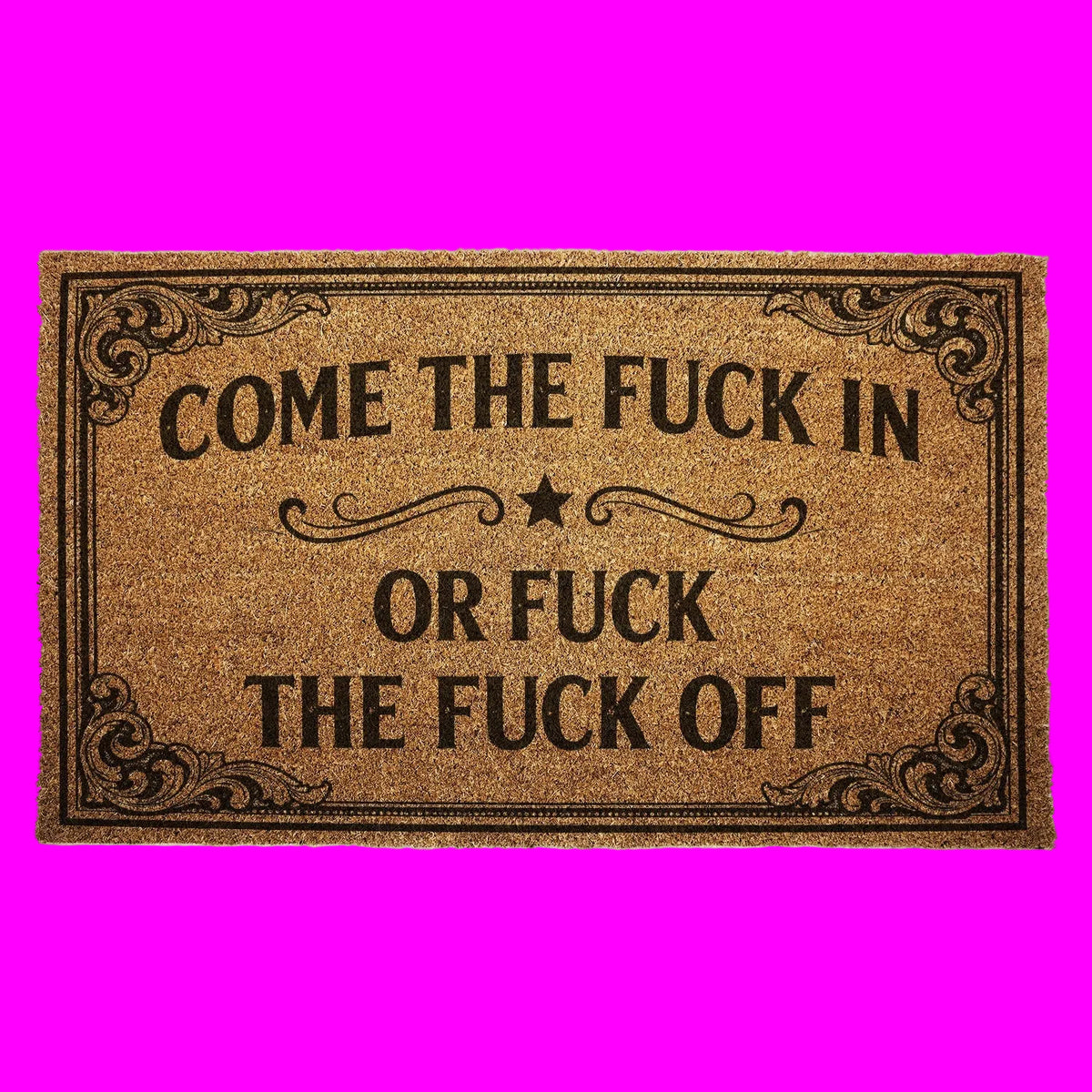 Come the F--k In Door Mat