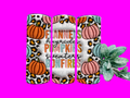 Flannels, Hayrides, Pumpkins, Sweaters and Bonfires Tumbler
