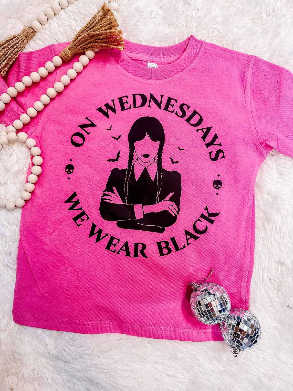 On Wednesday’s we Wear Black Kids Graphic Tee