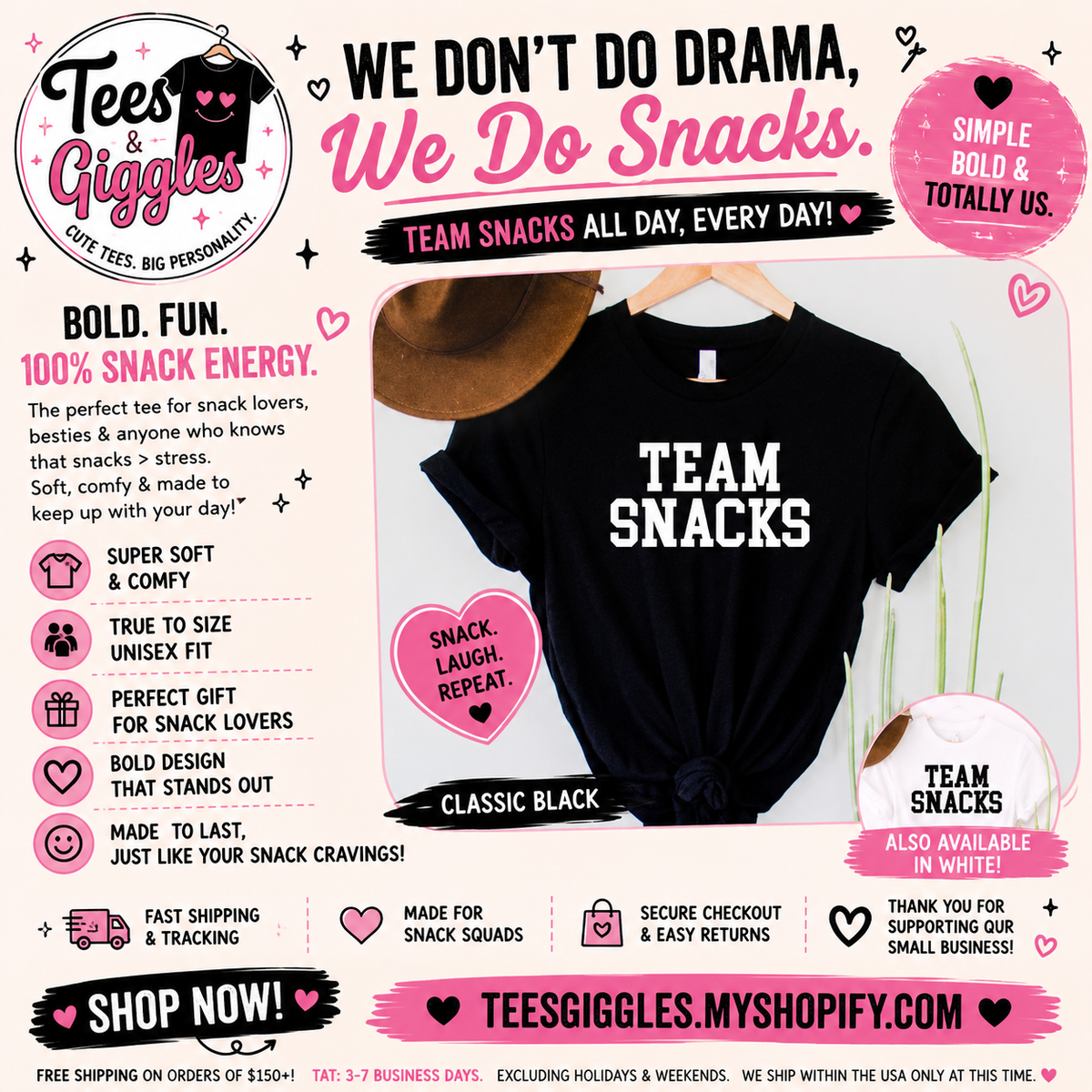 KIDS Team Snacks Graphic Tee