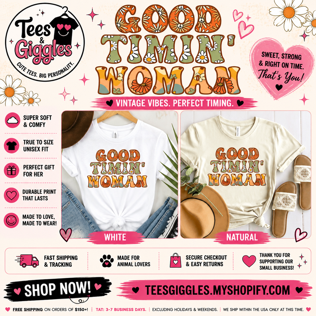 Retro Good Timin' Woman Graphic Tee