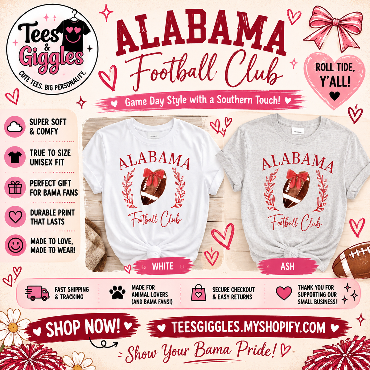 Alabama Football Club Graphic Tee