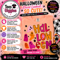 Ghost Doodles Halloween Pumpkin Comfort Colors Colorblast Graphic Tee