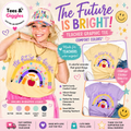 The Future is Bright Teacher Graphic Tee Comfort Colors