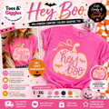 Hey Boo Halloween Comfort Colors Graphic Tee