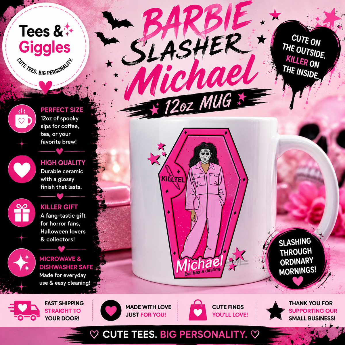 BARBlE Slasher Michael 12oz Mug