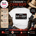 Urban Cowboy: Gilly's Bud and Sissy License Plate Graphic Tee