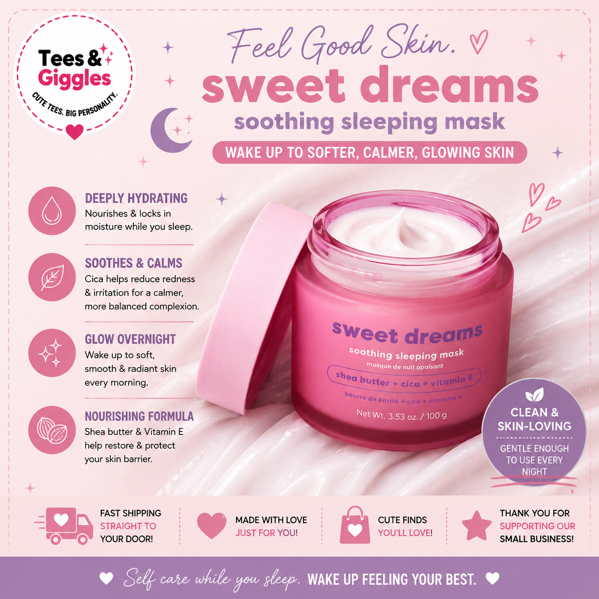 Feel Good Skin | Sweet Dreams Soothing Sleeping Mask