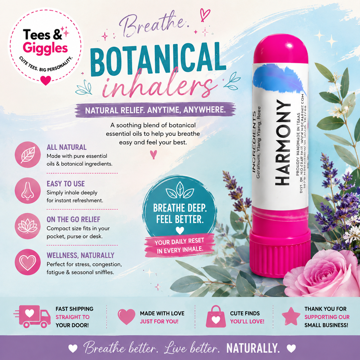 Botanical Inhalers (For Lives)