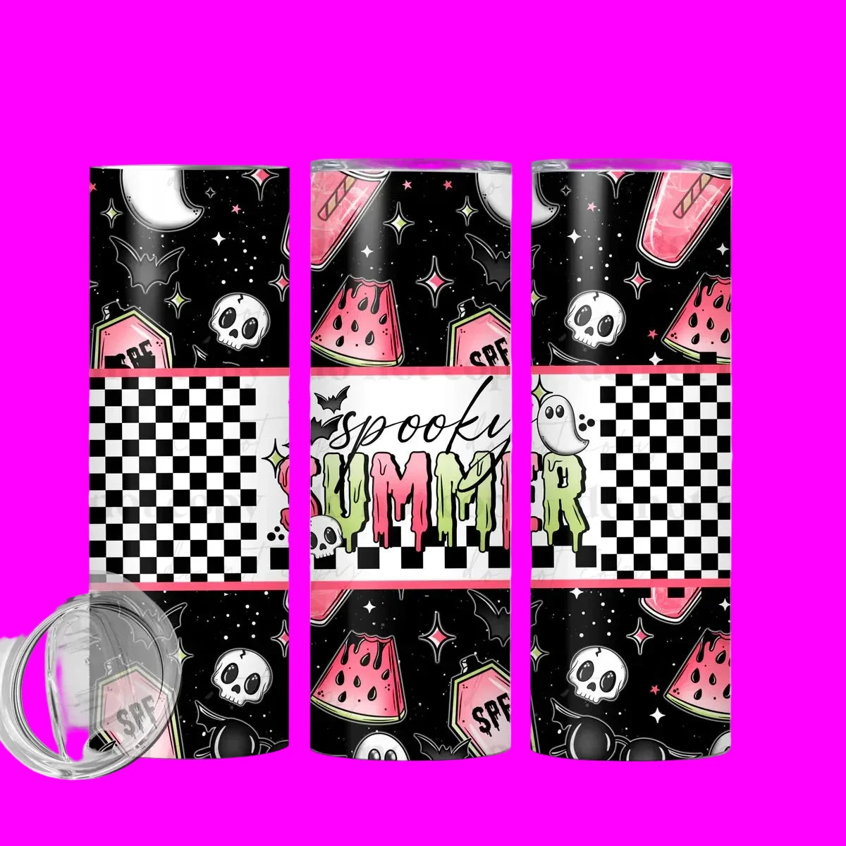 Spooky Summer 20 oz Skinny Tumbler