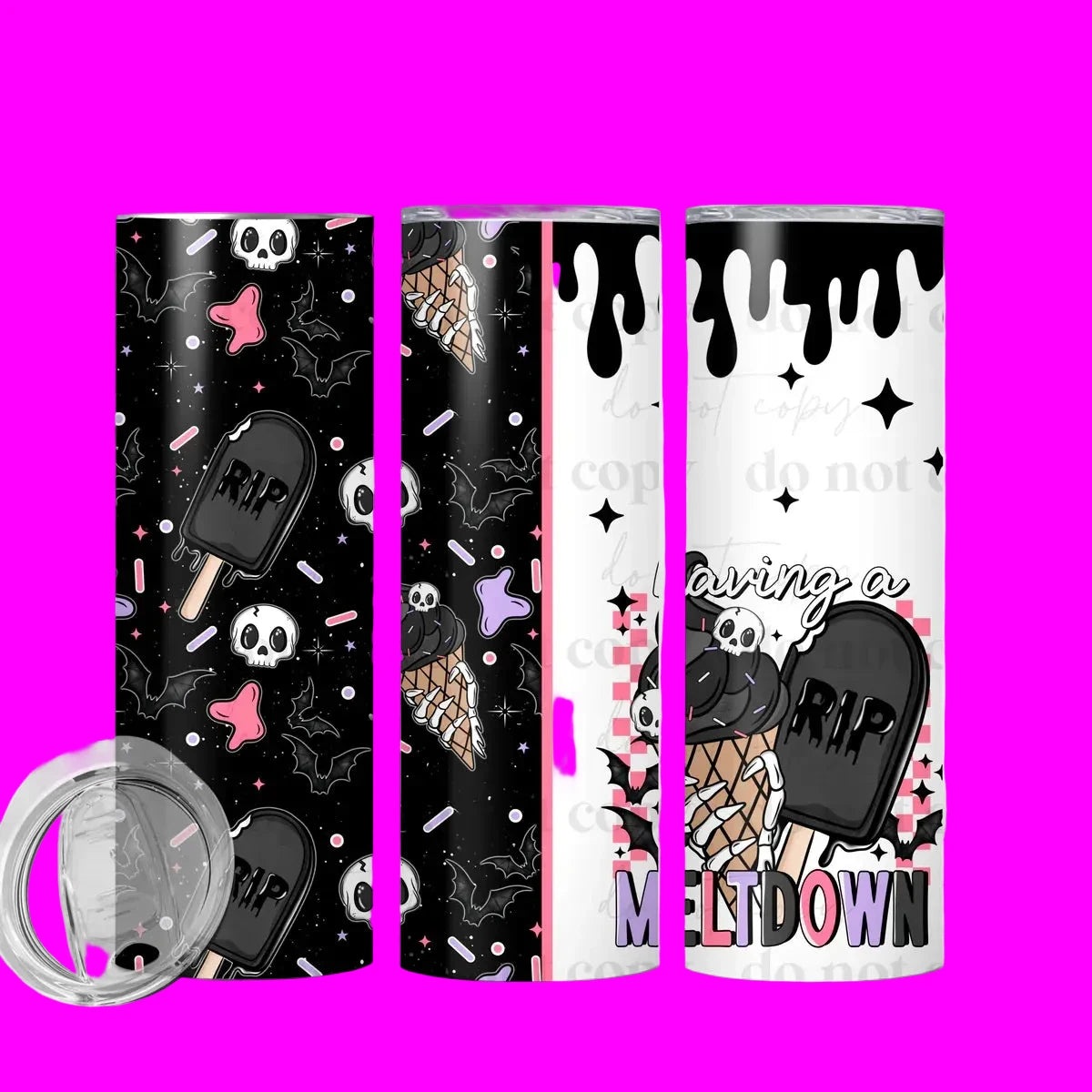 Having a Meltdown 20 oz Skinny Tumbler
