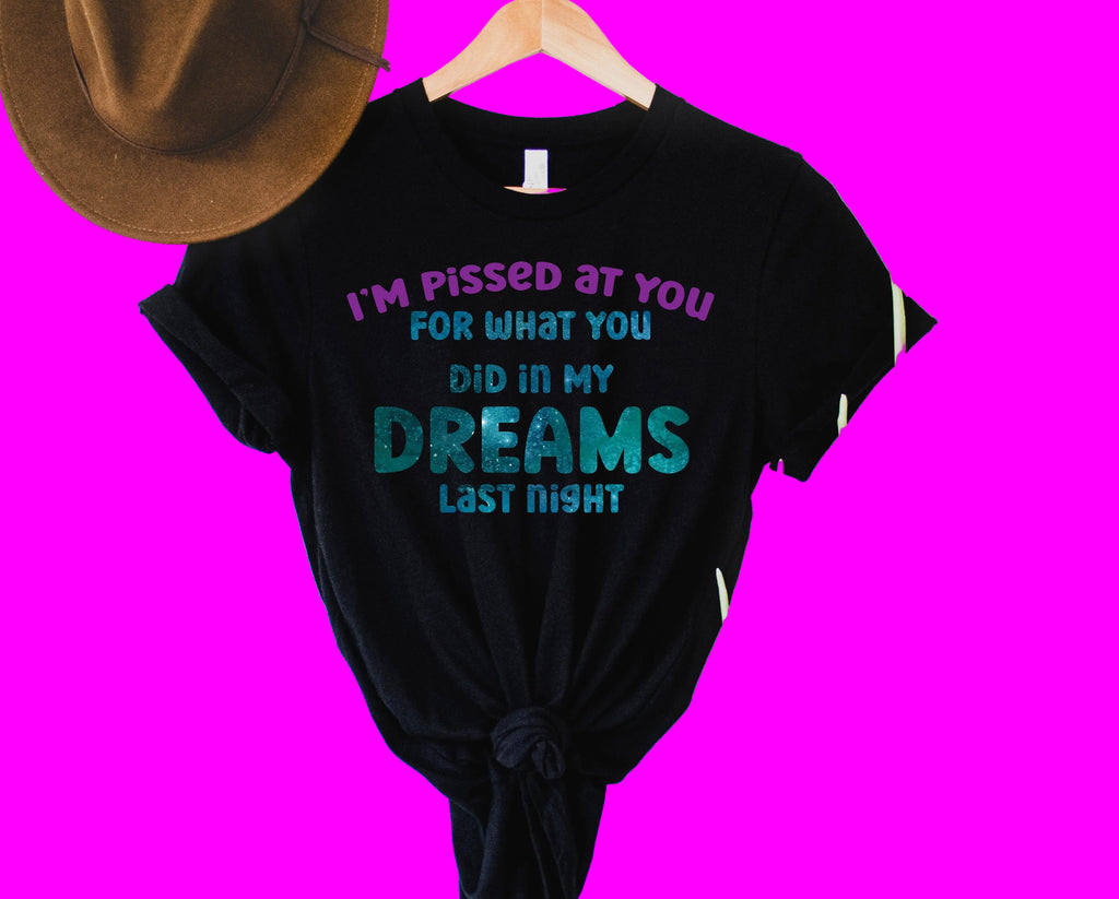 Wholesale I'm Pissed at You Graphic Tee - Black