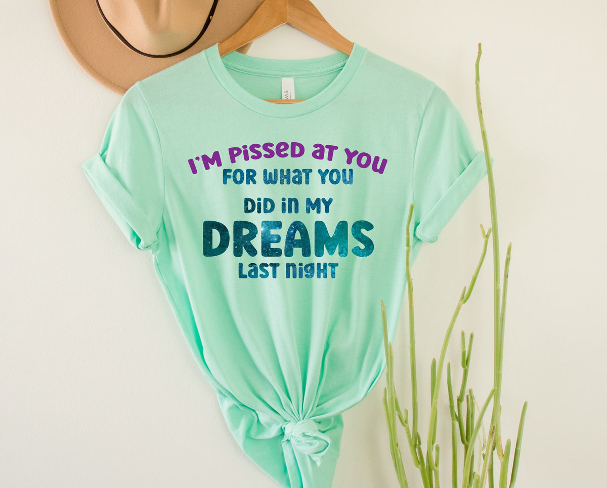Wholesale I'm Pissed at You Graphic Tee - Heather Sand