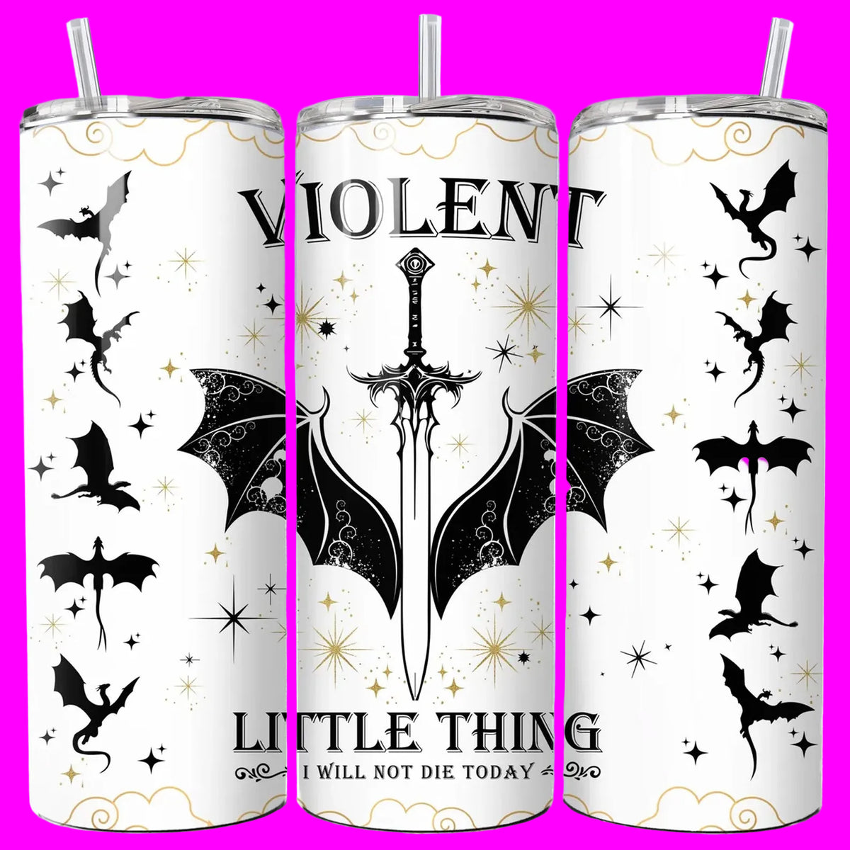 Violent Little Thing 20 oz Skinny Tumbler