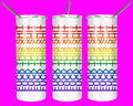 Hidden Words Rainbow 20 oz Skinny Tumbler