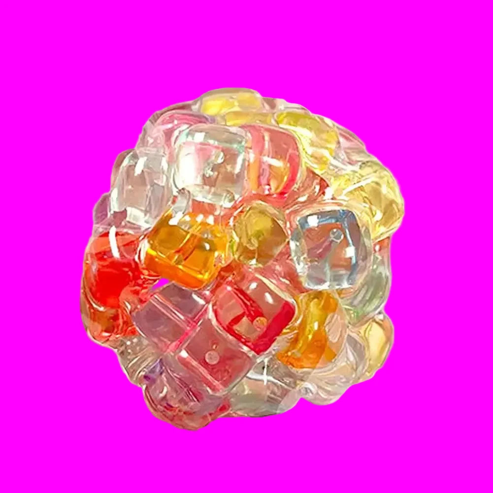 Creative Explosion Beads Squishy Balls | Slow Rebound Stress Relief Fidget Toy
