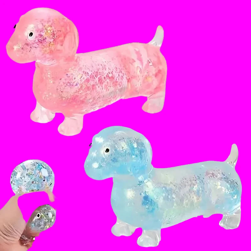 Sausage Dog Squishy Toy | Slow Rising Stress Relief Fidget