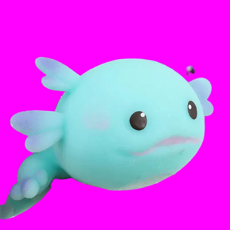 Axolotl Squeeze Ball | Cute Stress Relief Squishy Toy
