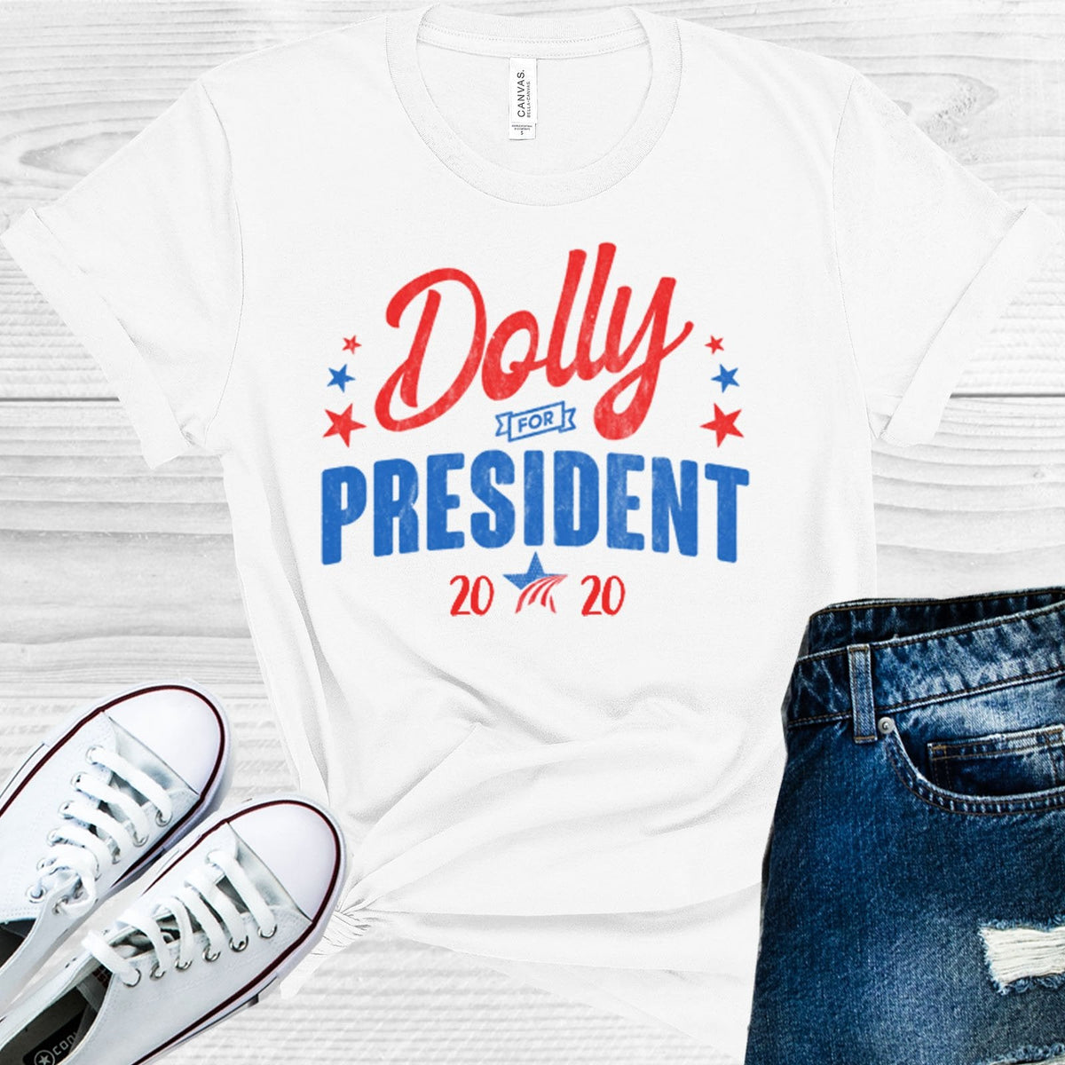 Dolly for President 2020 Graphic Tee