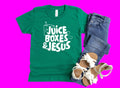 Wholesale Juice Boxes & Jesus Graphic Tee - Royal blue