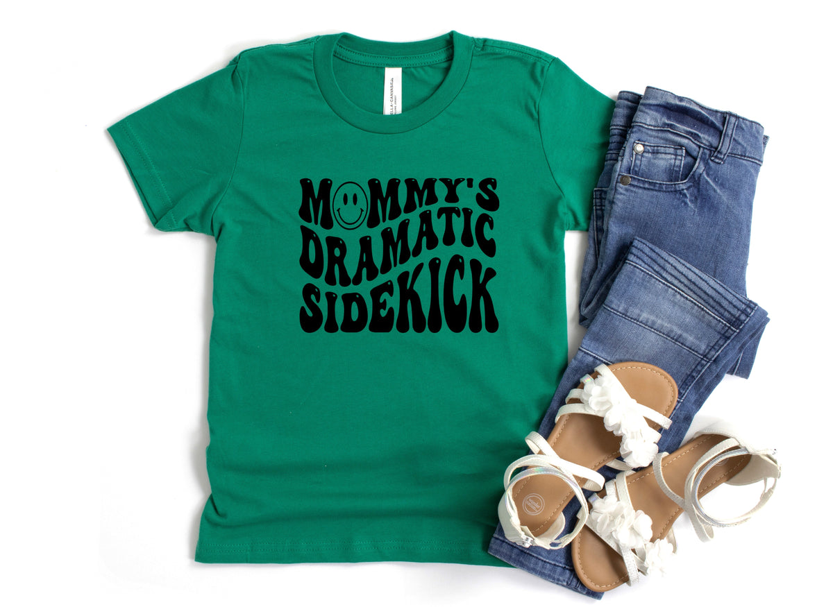 Wholesale Mommys Dramatic Sidekick Graphic Tee - Pink