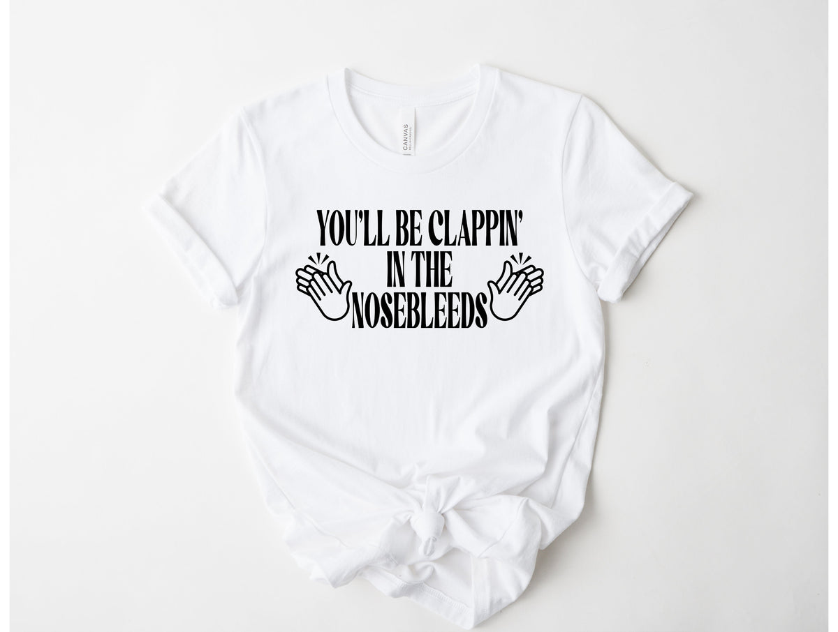 Wholesale Nosebleeds Graphic Tee - Tan Tee