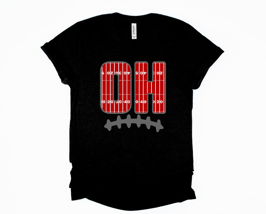 Wholesale Ohio Football Graphic Tee - Black