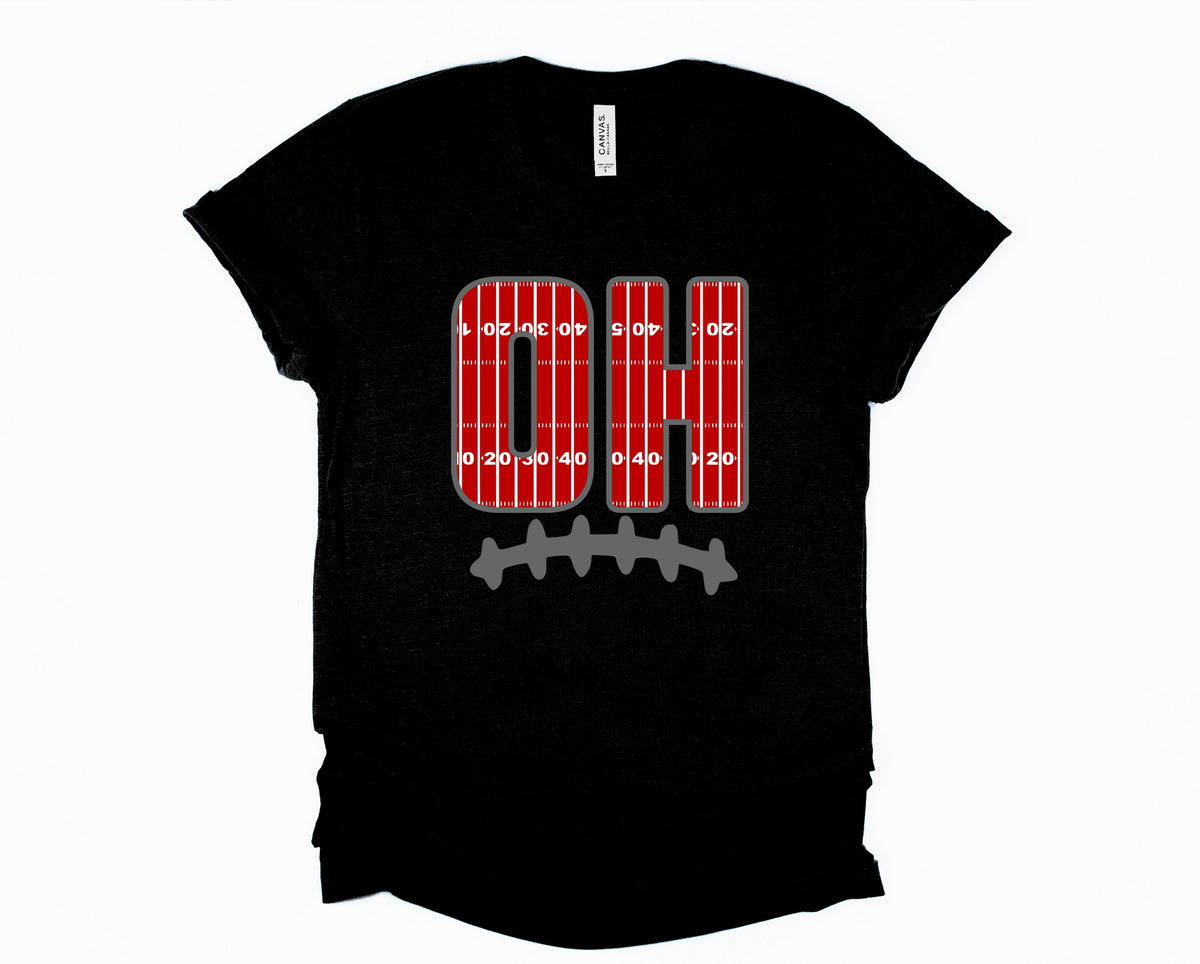Wholesale Ohio Football Graphic Tee - Black