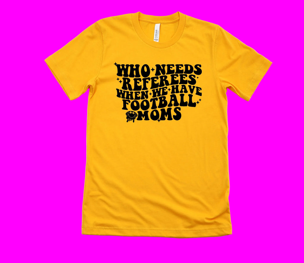 Wholesale Who Needs Referees Graphic Tee - Gold
